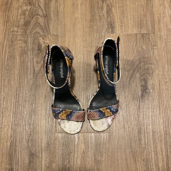 Jeffrey Campbell Shoes - Jeffrey cajole snake skin heels